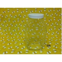 Glass 2lb Queenline Jar